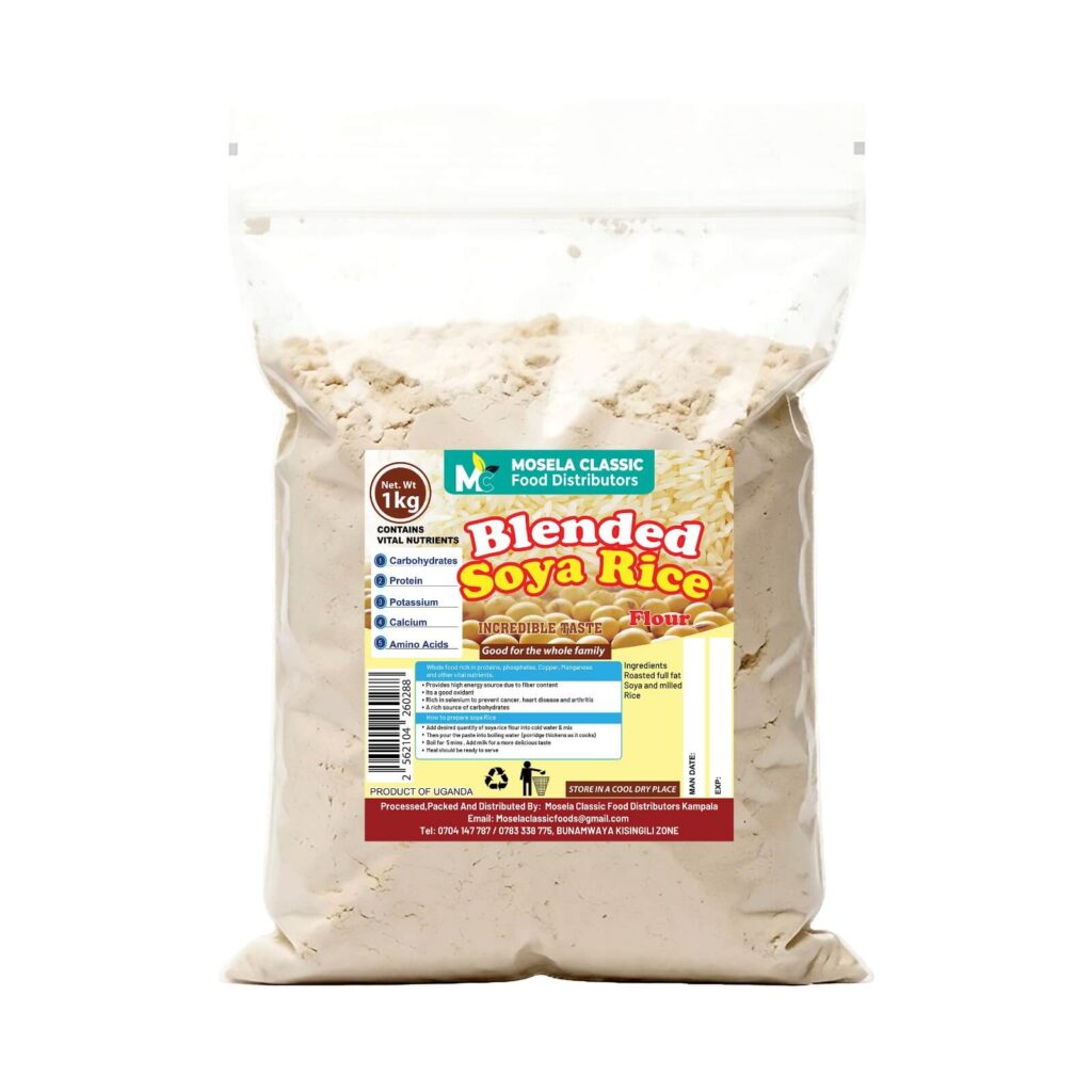 Blended soya rice flour